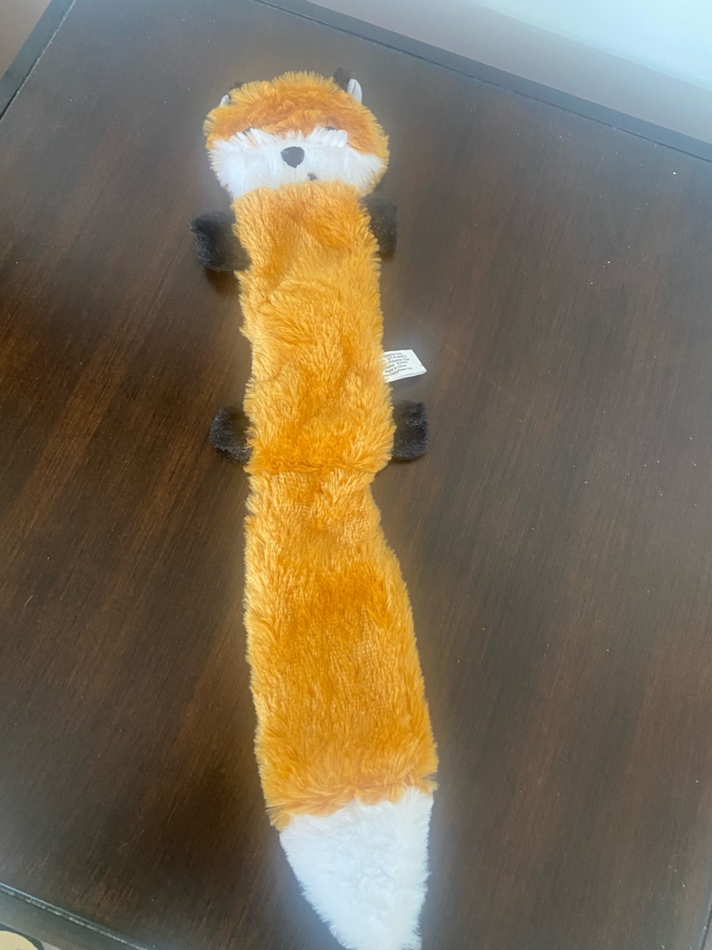 Plush pet toy with 3 squeaky areas new without tags